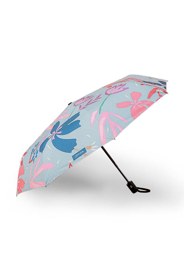 Jovian | Foldable Umbrella Blooming Series In Baby Blue