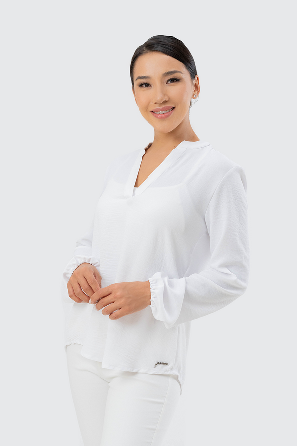Jovian | Blouse Casual Irisa in Off White (7976396259558)