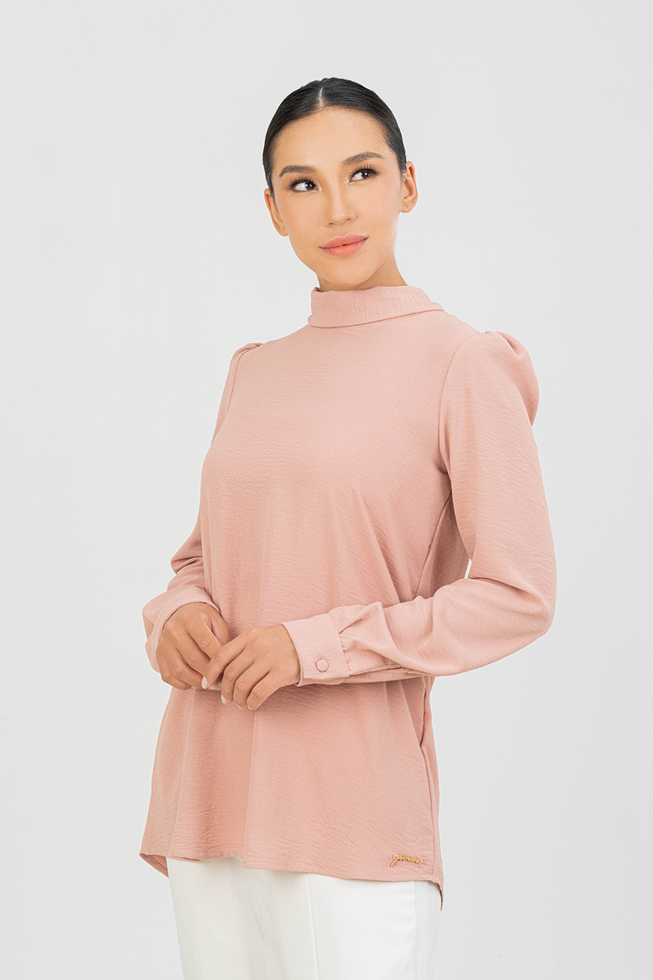 Jovian | Blouse Casual Ily in Dusty Pink (8002819064038)