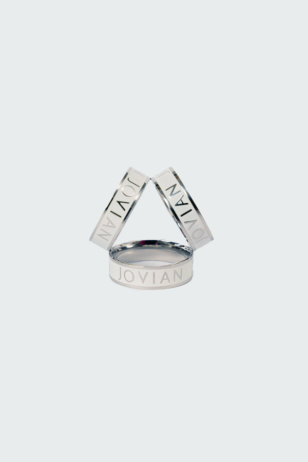 Jovian | Hijab Ring in White Silver