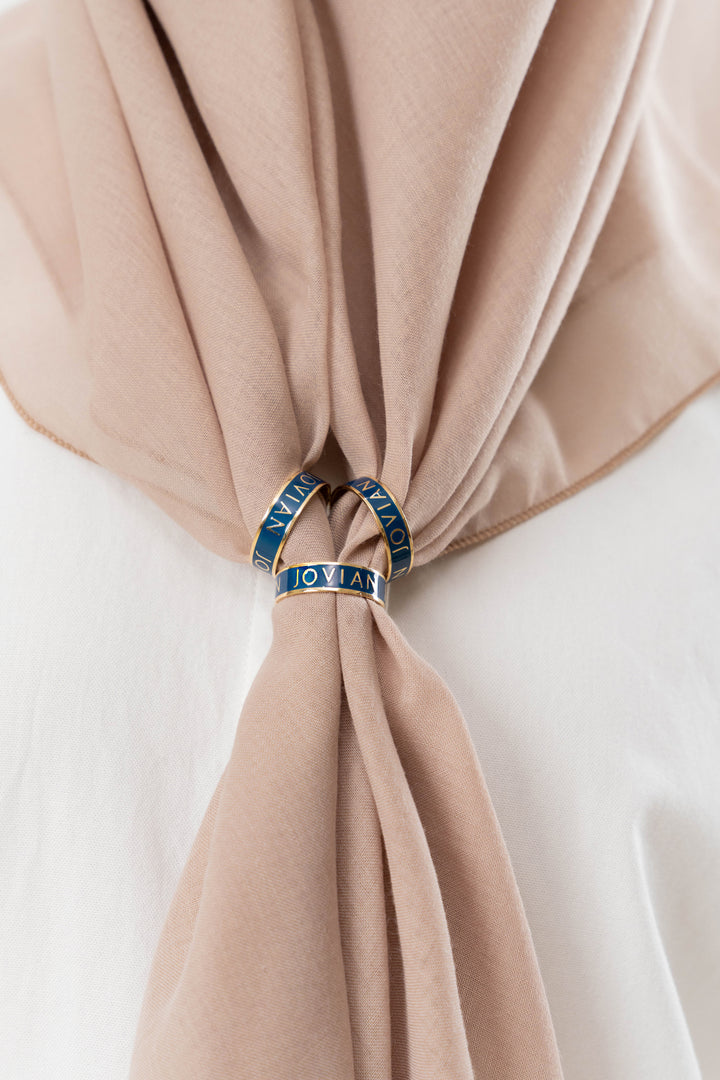 Jovian | Hijab Ring in Turquoise Gold (8025960087782)