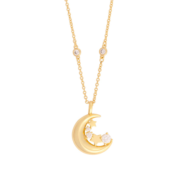 Jovian X Wanderlust + Co | Moonlight Necklace (8159995527398)