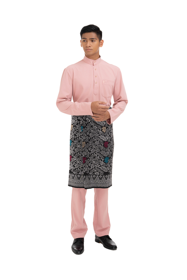 Jovian Men | Aqeef Modern Baju Melayu in Dusty Pink (8162236727526)