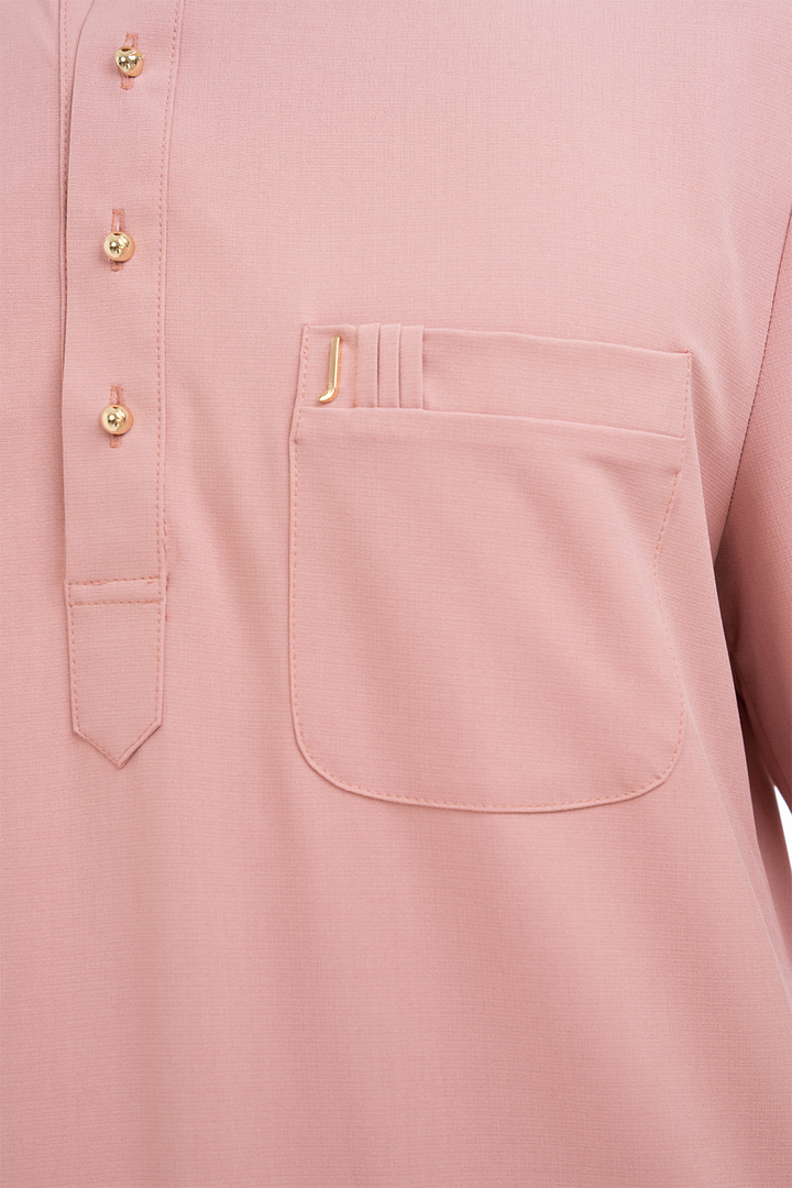 Jovian Men | Aqeef Modern Baju Melayu in Dusty Pink (8162236727526)