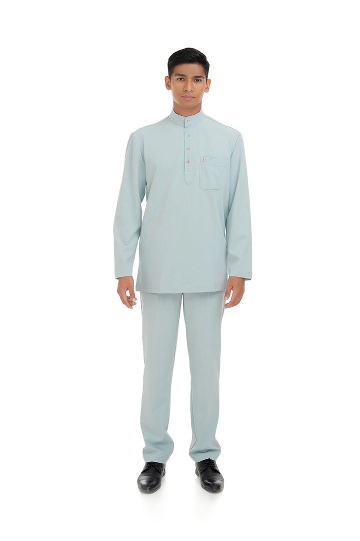 Jovian Men | Aqeef Modern Baju Melayu in Mint Green (8162240069862)