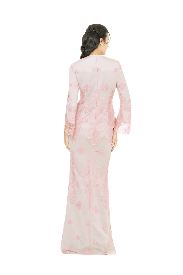 Jovian Luxe Makassar | Sarwendah Modern Kurung in Beige Pink (8187266105574)