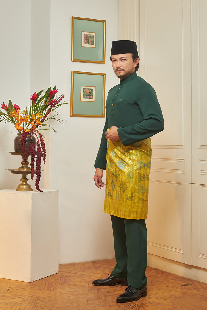 Jovian Men | Adam Baju Melayu in Emerald Green (8453731877094)