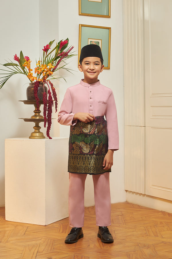 Jovian Men Kids | Adam Baju Melayu in Dusty Pink (8453748130022)