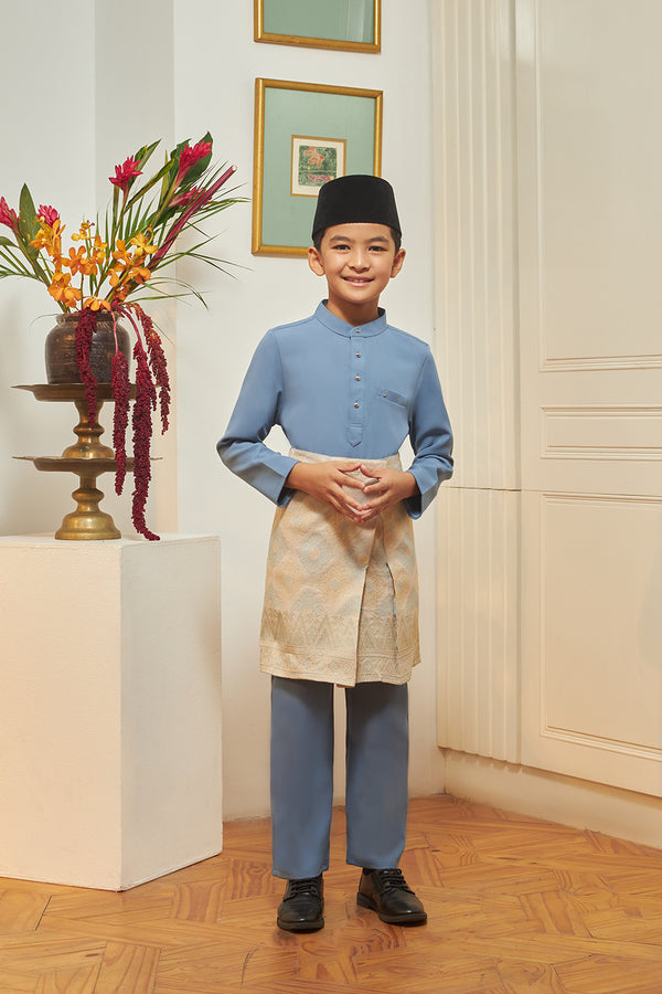 Jovian Men Kids | Adam Baju Melayu in Palace Blue (8453787582694)